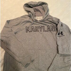 Under Armour Loose gray hoodie “maryland”